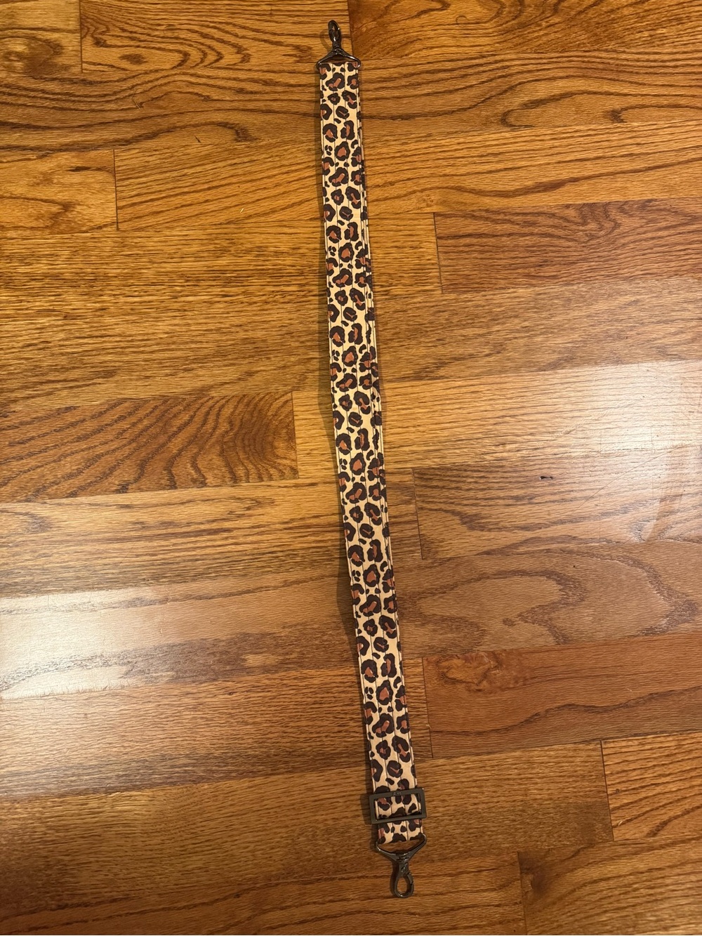 EUC Lug Leopard Brown Crossbody Strap